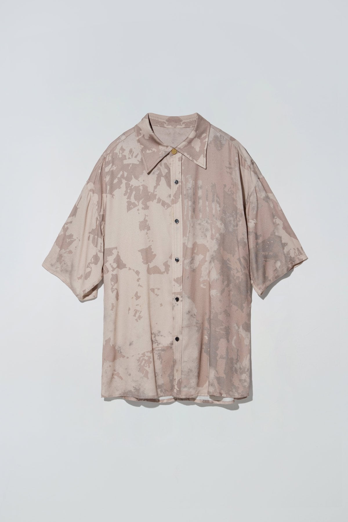 Lost ID Print Dazed Shirt Nude