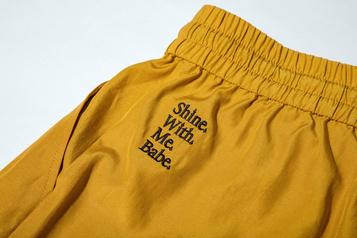 Mustard 2024 yellow shorts